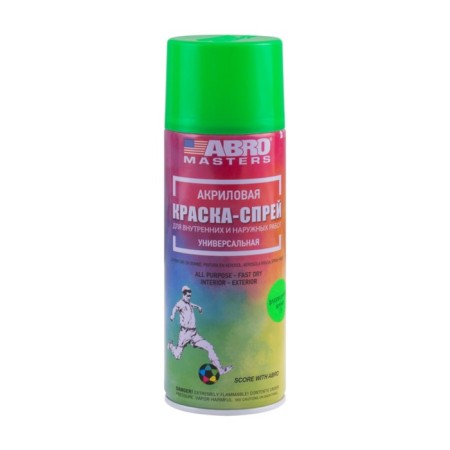 ABRO MASTERS paint, fluorescent, green, 473 ml SPF-104-am-R