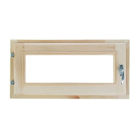 Window, 30 × 60cm, single -chamber double -glazed window, linden