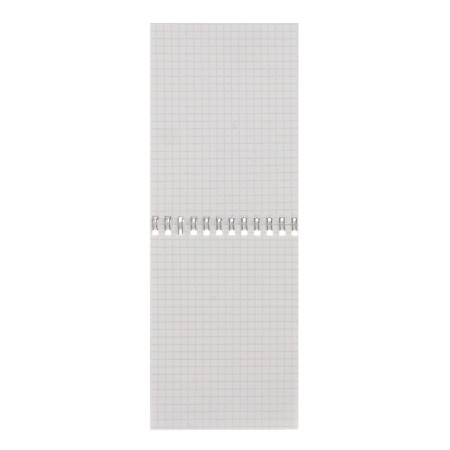 Notepad A6 40 sheets on the crest, in a black-and-white cage, covered cardboard, selective twin-lak, offset 65, 5V assorted-8
