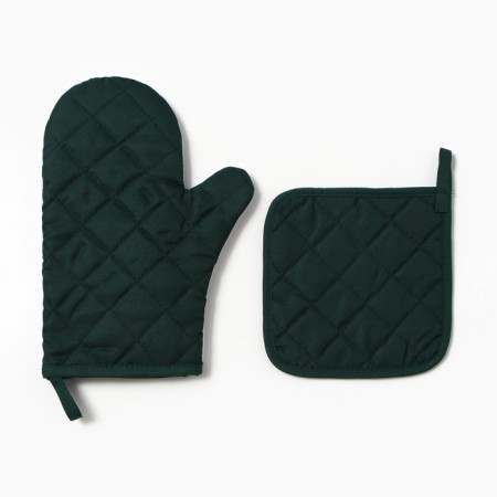Kitchen "clover" mittens-output 20x27cm, severity 17x17cm 100% p/e-2