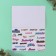 Stickers in the book "Motivation on the style" + 3 background 20.7x14.2 cm