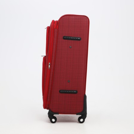 Big suitcase 28 ", a lightning department, code castle, 4 wheels, 2 outer pockets, red color-2
