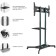 Onkron TS1351 Black 32 "-65" Max.50kg Floor Mobile TV