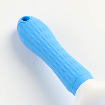 Pugrodnik with self -cleaning pizon Premium is round, with drops, 10 x 19 cm, blue-3