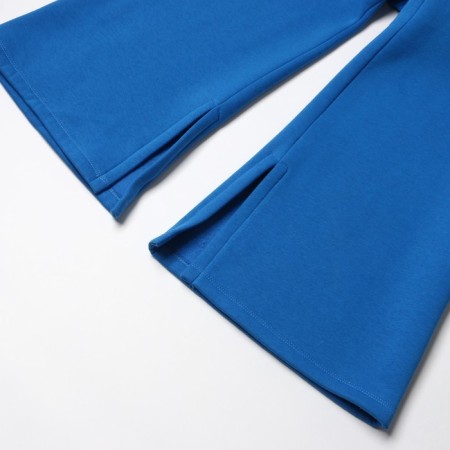 Women's costume (sweatshirt/trousers) is launched, the color is bright blue, rr m (44-46)-8