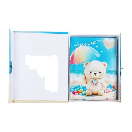 Gift notebook, 45 sheets, line, on the castle of the bear (16.3x12.7cm)-8