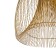 Ceiling lamp "Flop" Golden 1x40W, E27, 50x50x62 cm