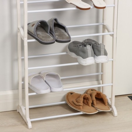 Shoe, 7 tiers, 50 × 24.5 × 95 cm, white color-3