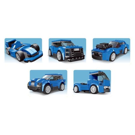 Block designer "Sports", 208 parts, 10 assembly options-2