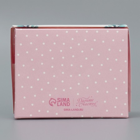 Confectionery packaging, a box with lamination "March 8", 10 x 8 x 3.5 cm-2