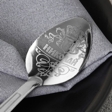 A nominal spoon from February 23 "Nikolai", 3 x 14 cm.-6
