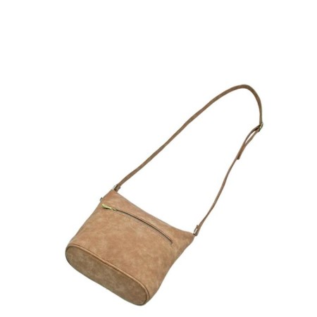 Cross-Bodi bag, lightning department, 2 outer pockets, beige color-1