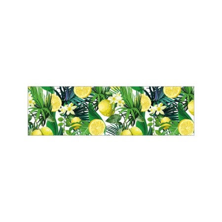 Textile bag "Lemons and tropics", for storing things and toys, size 33x37 cm, 26.5 liters-1