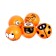 Rubber ball "Smiley", 2.7 cm, Mix color