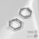 Earrings Metal "Geometry" hexagon