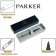 Ballic handle Parker Jotter XL K69 Matte Blue Ct M, stainless steel case, blue ink