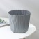 Kashpo for flowers with an insert “wave”, 2 l, d = 16 cm, h = 13.5 cm, color gray color