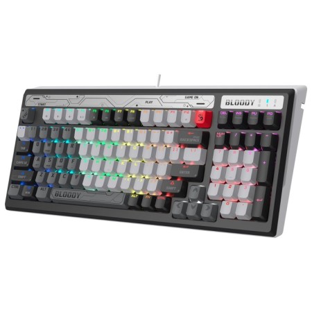 Keyboard A4Tech Bloody B950 Mechanical Gray/Black USB For Gamer Led (B950)-4