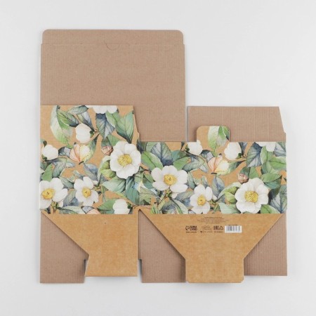 Box - Penal, Gift packaging, Flowers, 22 x 15 x 10 cm-8