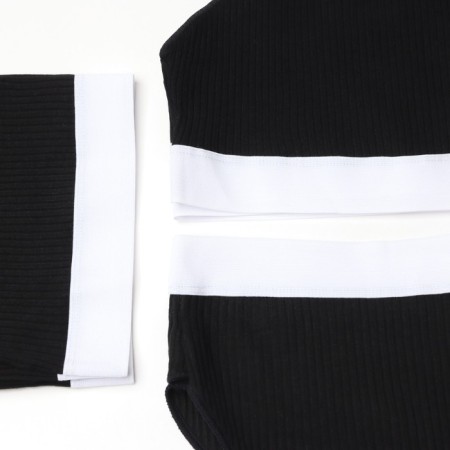 Set of panties of slips minku rubber size 40-42, black color, 3 pcs-5