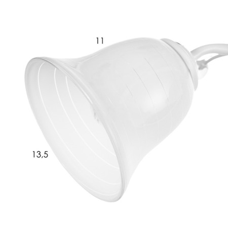 Vendi chandelier 2x40W E27 White 49x22x23cm-5