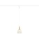 LED track track for the Magnetic Ultra Slim Ambrella Track System GV1652, 9W, LED, white, gold