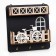 The keybox is wall -mounted with a shelf and a pocket, a bicycle, 19.2 x 20 cm.