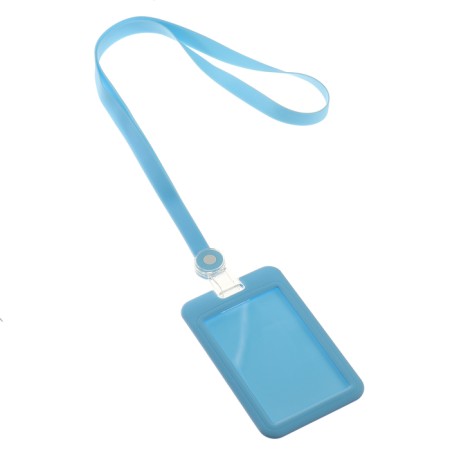 Badge vertical 54 x 85 mm, erichkrause silicone case, silicone tape, mix-3