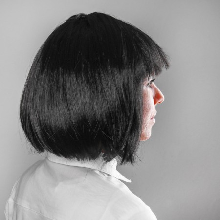 Carnival wig "square", head cover 56-58 cm, black color, 100 g-1