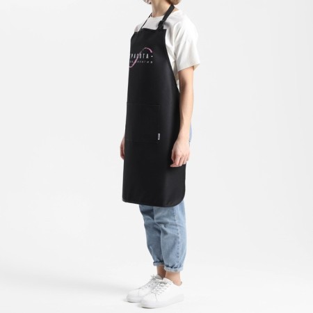 Apron of the master "Beauty - my religion" rubberized with pockets-6