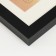 Photo frame wood, glass in 2 photos 10x15 cm "Passpartu" black 2x23x33 cm