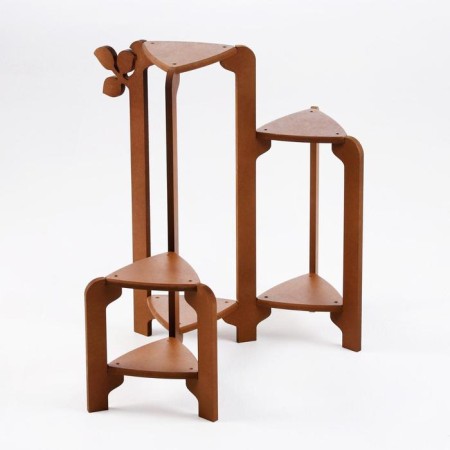 Standing Column for Flower Flower Flores 49x54x40 cm, walnut