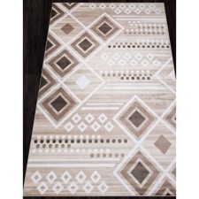 Rectangular carpet Merinos Valencia Deluxe, size 150x230 cm, color Cream-Brown