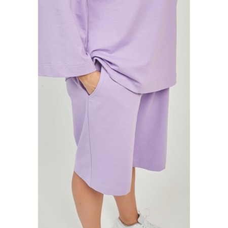 Female suit, size 52, lilac color-5