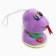 Soft toy "Snake with a spring" on a suspension, 9 cm, color mix