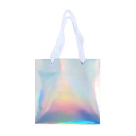 A packet for a cake with a square bottom, holographic, 20 x 20 x 20 cm-3