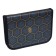 Penal 1 section 130 x 190 mm, hinged bar, Hatber "Armor Glass", black (voluminous 3D risun) NPN_46067