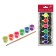 Fabric paint, set of 6 colors x 5 ml, beam, fluorescent, water -based acrylic, with a brush
