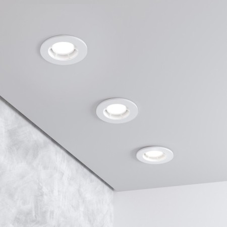 Builtrous lamp Elektrostandard, Asimo, 95x95x52 mm, GU10, white color-1