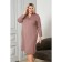 Female dress, size 60, brown-pink color