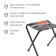 Summary stool 360 x 300 x 360 mm, with stones and maple leaves, ds/4