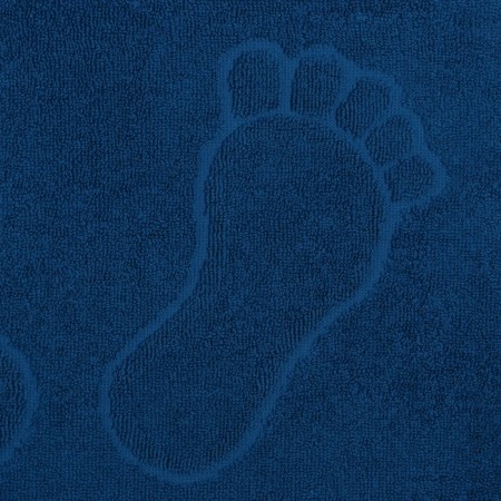 Terry towel for legs 50x70cm, blue 100% cotton, 400 g/m-2