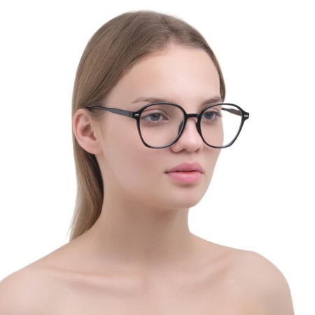 Glasses for the computer, "Master K", 14.5 x 5 x 2.5 cm, lens 5 x 5.7 cm, napkin