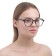 Glasses for the computer, "Master K", 14.5 x 5 x 2.5 cm, lens 5 x 5.7 cm, napkin