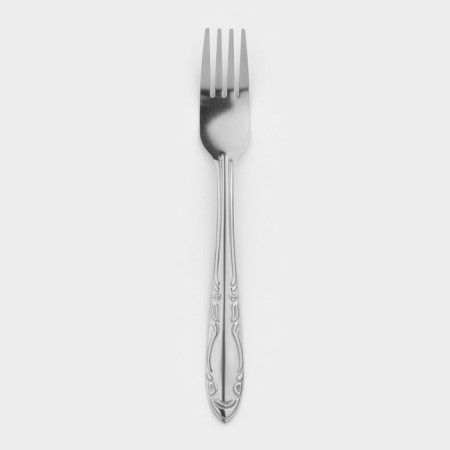A set of canteen forces "General catering", h = 19 cm, thickness 0.7 mm, 6 pcs, silver color-1