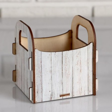 Kashpo wooden 10.5 × 10 × 11 cm Gift Roxy Smith "Congratulations! Dumped", box-2