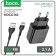 Network charger Hoco N2, USB - 2.1 a, Type -C 1 m cable, black