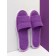 Women's slippers open nose, size 39-41, purple color