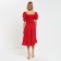 Women's dress minku: enjoy color red, rr 46