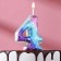 Candle for cake the number "4", space, 5.5 cm, 16 minutes